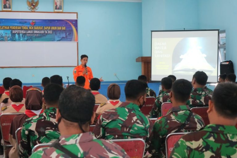 BPBD Magetan Turut Serta Dalam Pelatihan Pendirian Tenda, MCK Darurat, Dapur Umum dan SAR Lanud Iswahjudi