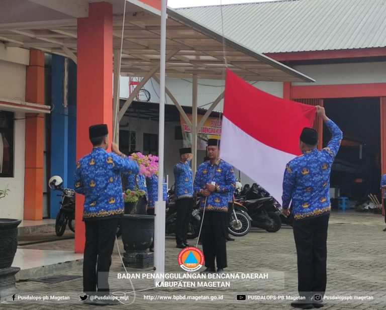 BPBD Magetan Gelar Upacara Peringatan Hari Korpri ke-53 Tahun 2024