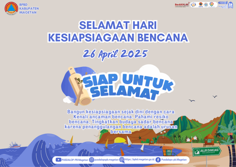 Semarak HKB 2025, BPBD Magetan Ajak Destana dan Sekolah Gelar Simulasi Mandiri
