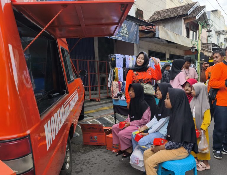 BPBD Kabupaten Magetan Laksanakan Edukasi Bencana di CFD dengan Mobil Edukasi Bencana (MODENA)