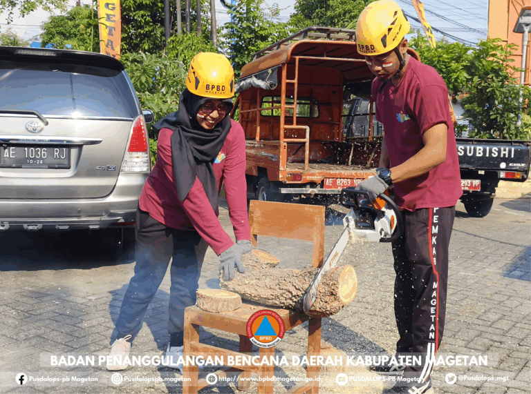 HUT RI ke-80, BPBD Magetan Gelar Lomba Penuh Semangat dan Kekompakan