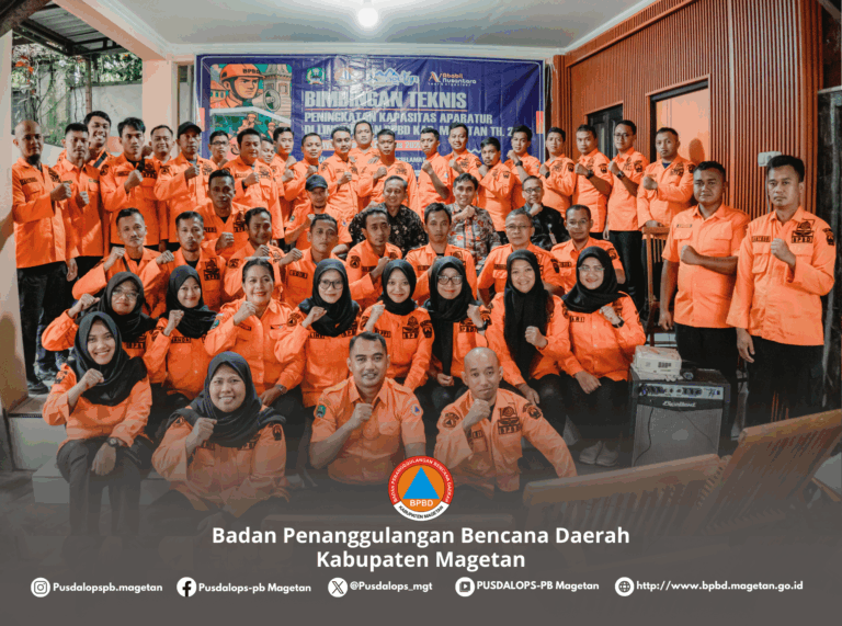 BPBD KABUPATEN MAGETAN GELAR BIMTEK PENINGKATAN KAPASITAS APARATUR TAHUN 2025 DI YOGYAKARTA
