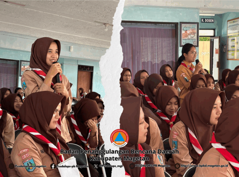 BPBD Magetan Jadi Narasumber Manajemen Empati dalam Penanggulangan dan Mitigasi Bencana