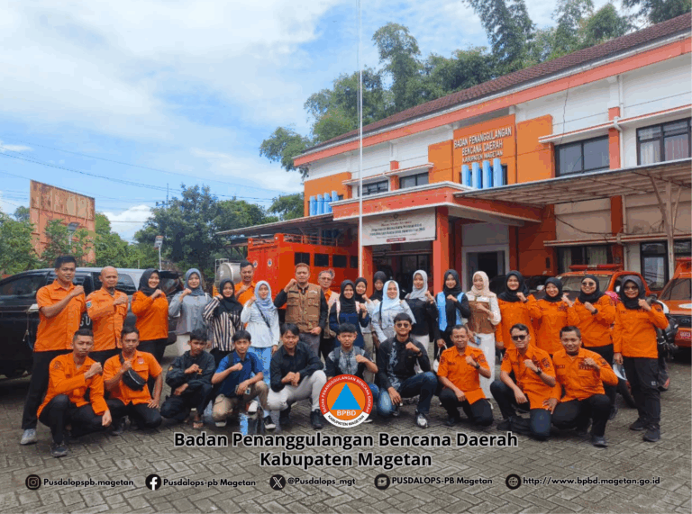 Perkuat Mitigasi, BPBD Magetan Gelar Rapat Koordinasi SAKA PB Bersama Generasi Muda