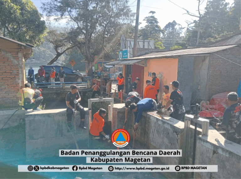 BPBD Kabupaten Magetan turut berpartisipasi dalam kegiatan Korve Area Telaga Sarangan & Penutupan TPS Sarangan