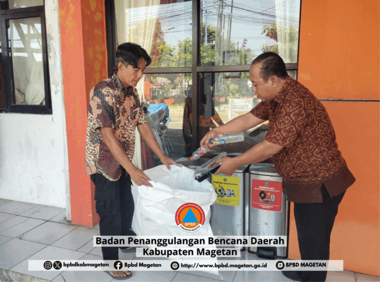 BPBD Kabupaten Magetan Ikuti Kegiatan Pilah Sampah untuk Wujudkan Lingkungan Bersih dan Berkelanjutan