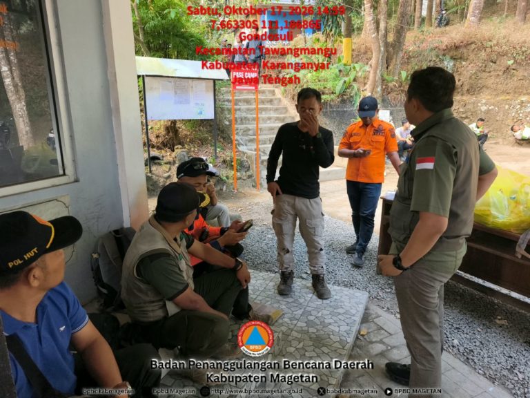 Antisipasi Perluasan Karhutla Gunung Lawu, BPBD Magetan Koordinasi ke Posko Cemoro Kandang